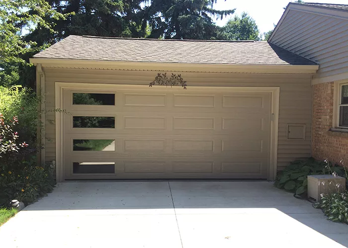 Standard+ XL, Claystone, 16' x 7', Left Side Harmony Windows